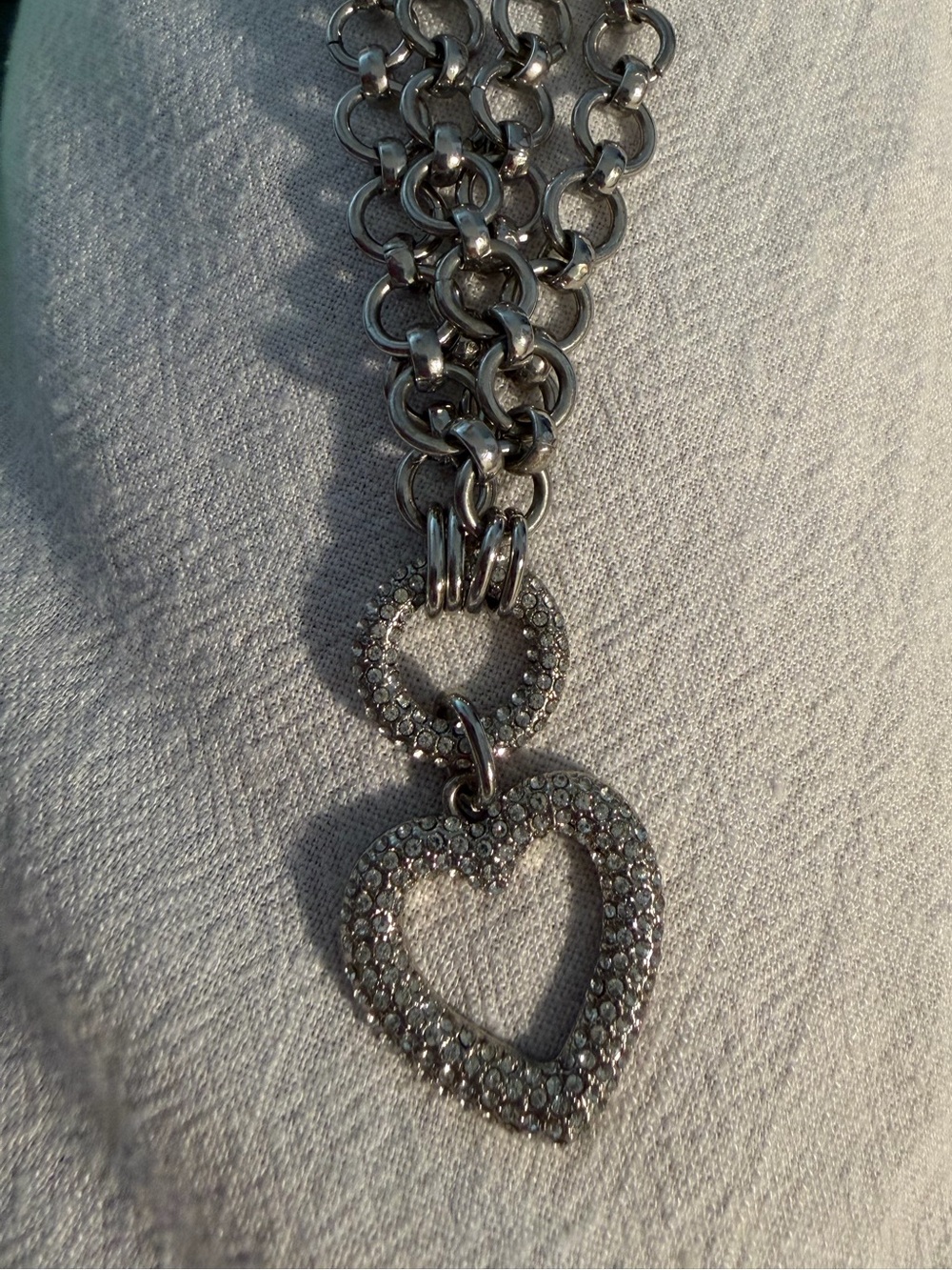 Park Lane Lovestruck Double Pave Crystal Necklace - Picture 3 of 3